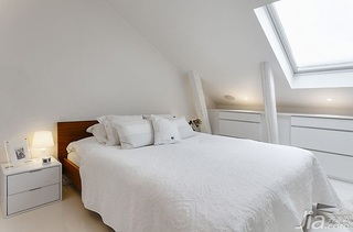 公寓舒适白色140平米以上卧室床图片