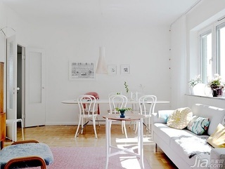 公寓简洁经济型客厅沙发效果图