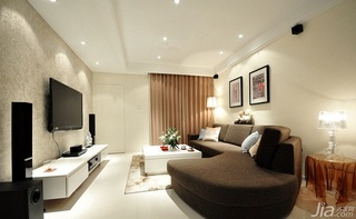 简约风格三居室90平米客厅沙发效果图