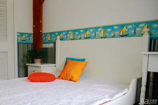 田园风格二居室可爱经济型儿童房儿童床图片