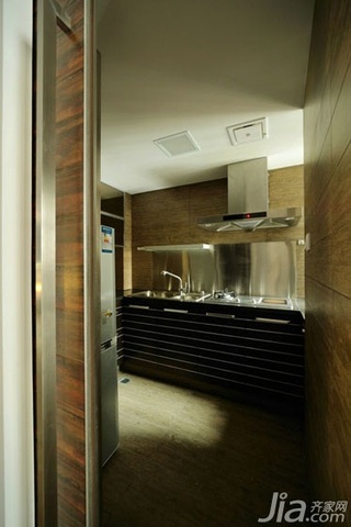 公寓大气80平米厨房橱柜设计图纸