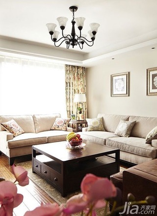 美式乡村风格二居室140平米以上客厅沙发效果图