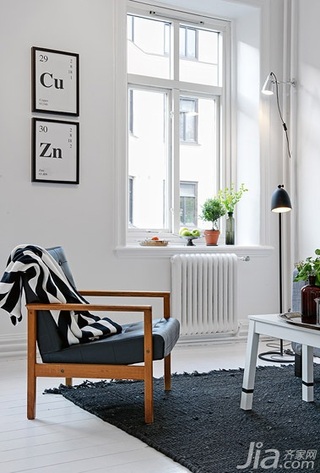 北欧风格公寓客厅沙发效果图