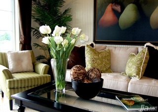 欧式风格公寓温馨客厅沙发图片