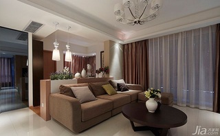 简约风格三居室140平米以上客厅沙发效果图
