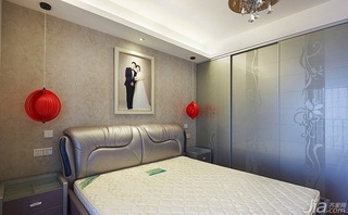简约风格二居室130平米卧室卧室背景墙装修效果图