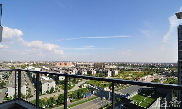 三居室装修,富裕型装修,混搭风格,阳台