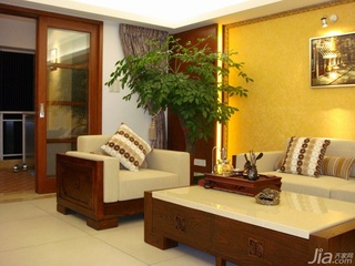 中式风格四房唯美140平米以上客厅沙发图片