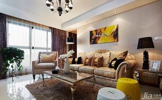 二居室20万以上90平米客厅沙发效果图
