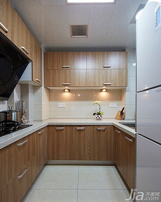二居室20万以上90平米厨房橱柜效果图