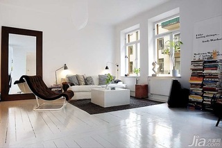 北欧风格小户型简洁客厅沙发图片