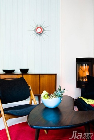 北欧风格公寓另类客厅沙发效果图