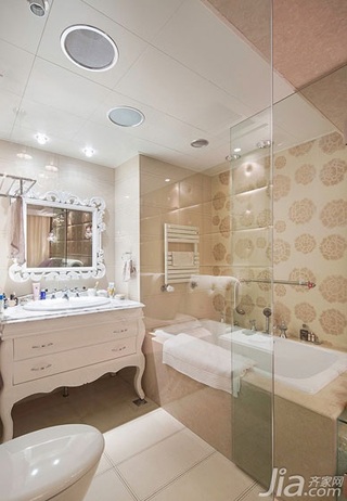 新古典风格豪华型140平米以上主卫浴室柜效果图