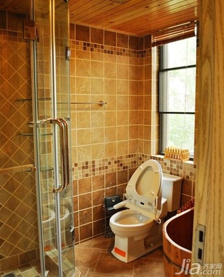 欧式风格三居室富裕型卫生间设计图