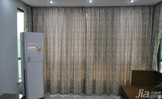 中式风格复式140平米以上客厅窗帘效果图