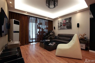 简约风格二居室稳重100平米客厅沙发图片
