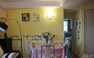 田园风格小户型50平米餐厅餐桌图片