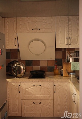混搭风格小户型50平米厨房橱柜设计图