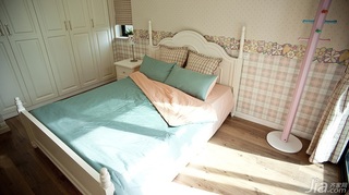 田园风格二居室90平米儿童房床效果图