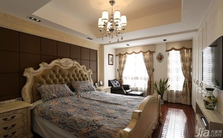欧式风格别墅140平米以上卧室卧室背景墙效果图