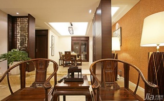 中式风格20万以上140平米以上客厅改造