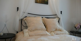 田园风格小户型经济型卧室床图片