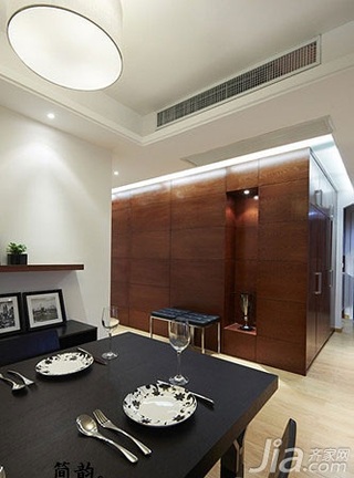 简约风格三居室120平米餐厅餐桌图片
