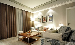 简约风格二居室富裕型客厅沙发效果图