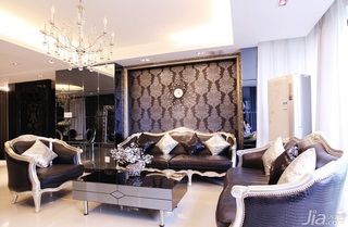 新古典风格四房140平米以上客厅沙发背景墙沙发效果图