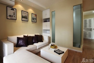 简约风格二居室70平米客厅沙发效果图