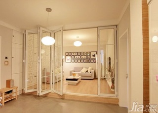 简约风格二居室简洁白色3万以下80平米客厅沙发背景墙沙发新房家居图片