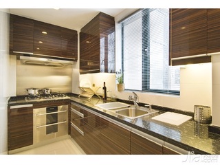 欧式风格四房实用豪华型110平米厨房橱柜新房平面图