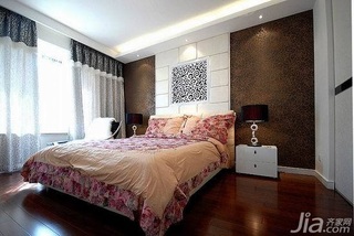 简约风格四房舒适10-15万100平米卧室卧室背景墙床头柜效果图