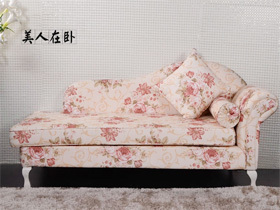 田园韩式客厅组合布艺沙发