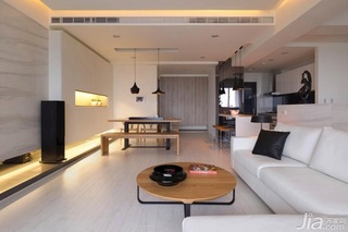 简约风格一居室经济型客厅沙发效果图