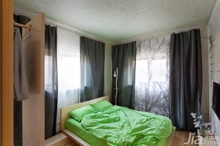 简约风格复式温馨绿色经济型卧室床图片