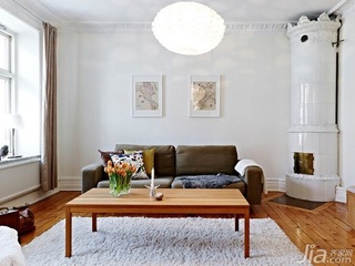北欧风格公寓5-10万90平米客厅沙发效果图