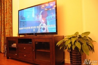 混搭风格一居室经济型电视柜图片