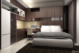 混搭风格公寓富裕型140平米以上卧室床台湾家居