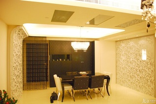 简约风格公寓富裕型90平米餐厅吊顶餐桌台湾家居
