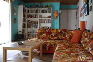 混搭风格别墅经济型100平米客厅沙发海外家居