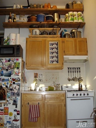 混搭风格公寓经济型70平米厨房橱柜海外家居