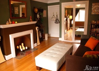 简约风格公寓经济型80平米客厅壁炉海外家居