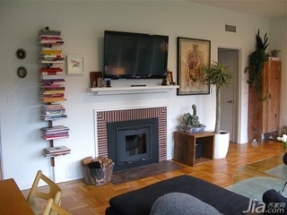 简约风格一居室经济型90平米客厅壁炉海外家居