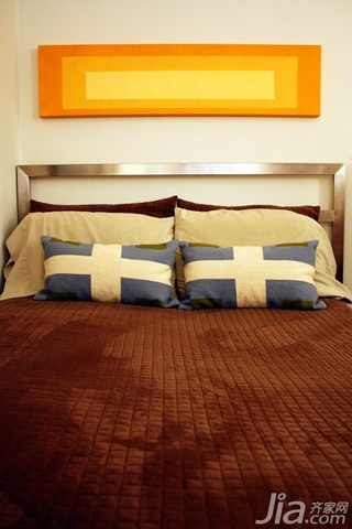 简约风格公寓经济型80平米卧室床海外家居