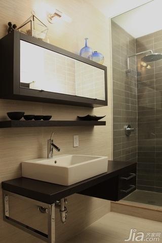 宜家风格公寓富裕型100平米卫生间洗手台海外家居