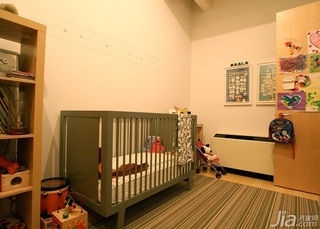 简约风格公寓90平米卧室儿童床海外家居