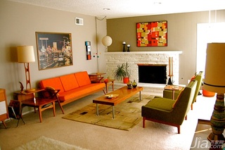 简约风格一居室简洁经济型客厅沙发背景墙沙发海外家居