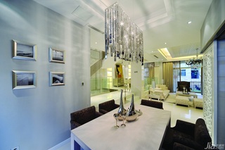 简约风格别墅冷色调豪华型140平米以上客厅沙发图片
