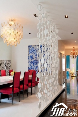 欧式风格公寓艺术富裕型餐厅餐桌图片